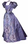 1890s evening gown