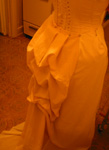 Skirt mockup: back closeup