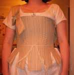 1560s German corset mockup