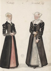English bourgeois and merchant class women
