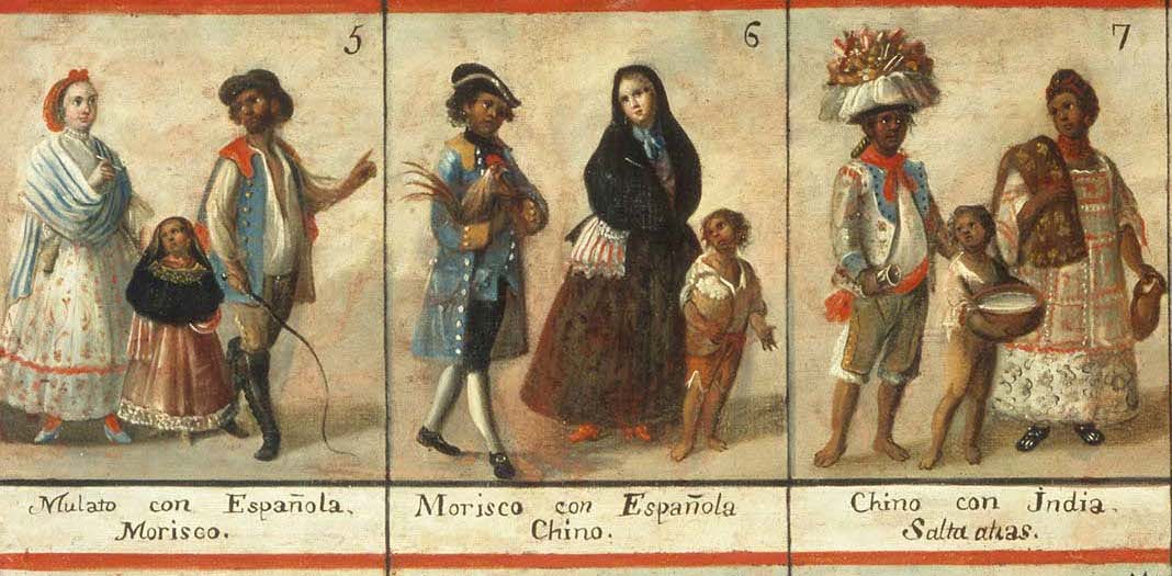 18th Century Mexican Dress in Casta Paintings