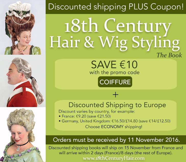 18th C. Wig Book SALE: Discounted Shipping to Europe!