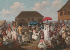 Linen Market, Dominica by Agostino Brunias, c. 1780, Yale Center for British Art