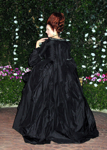 black 18th century dress The Fashion Historian: The Little Black Dress