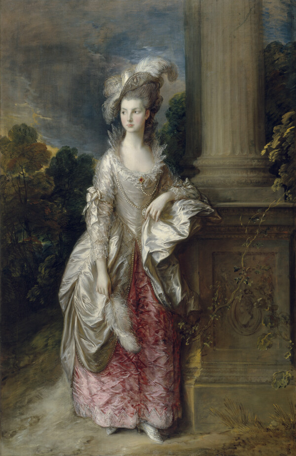 The Honourable Mrs Graham (1757 - 1792) by Thomas Gainsborough, 1775-75, National Galleries, Scotland, NG 332.